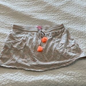 Lilly Pulitzer Sz M skirt w/ orange tassel